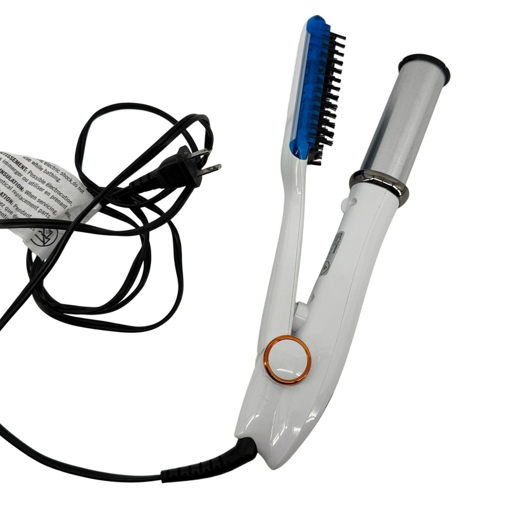 InStyler Wet to Dry 2-Way Rotating Curling Iron Brush IS2.2-1001 1.25" Works